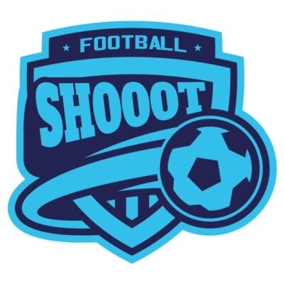 Shoot Football logo template Miniatura