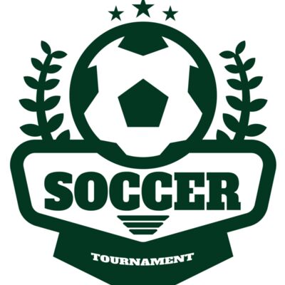 Soccer Tournament logo template Miniatura