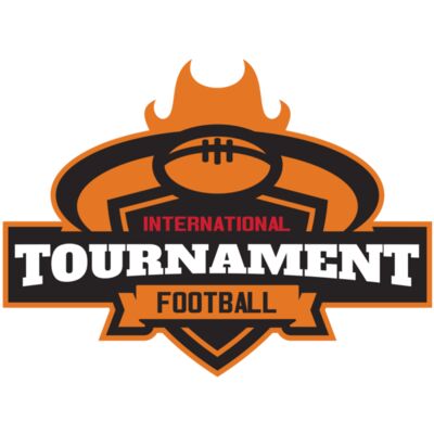 Tournament International Football logo template Miniatura