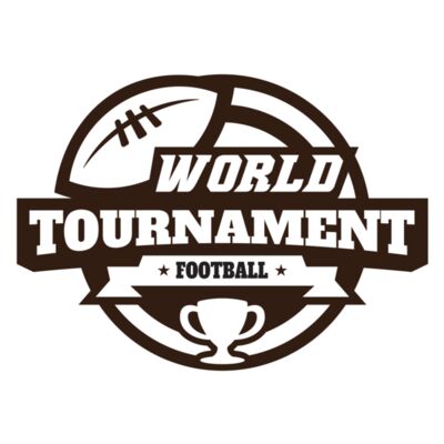 World Tournament Football logo template Miniatura