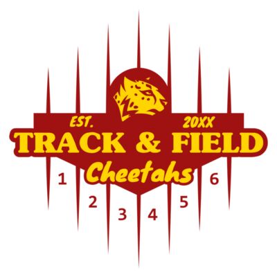 Cheetahs Track & Field Team 02 Miniatura