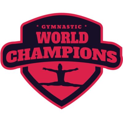 Gymnastic World Champions logo template Miniatura