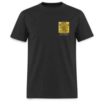 Playera Sunflowers de Van Gogh - Oscuras Miniatura