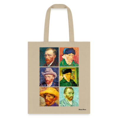 Tote Bag Autorretratos de Van Gogh Miniatura