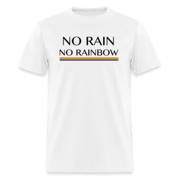 Playera No Rain No Rainbow - Claras Miniatura