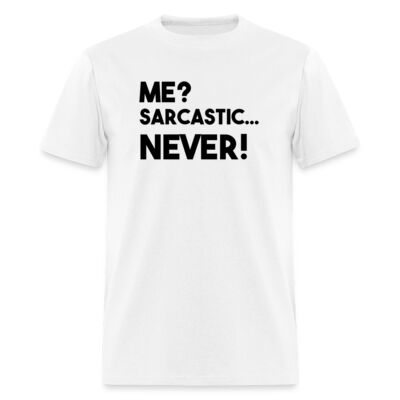 Playera Me Sarcastic Never - Claras Miniatura