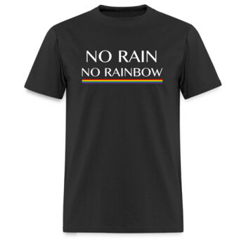 Playera No Rain No Rainbow - Oscuras Miniatura