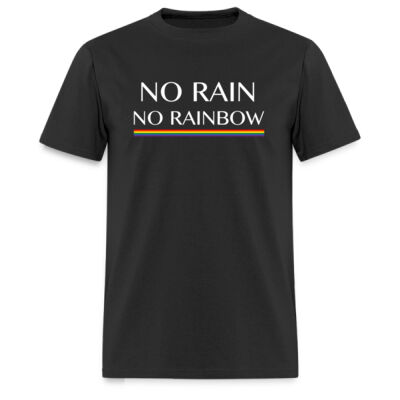 Playera No Rain No Rainbow - Oscuras Miniatura