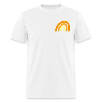Playera Arcoíris Naranja Miniatura