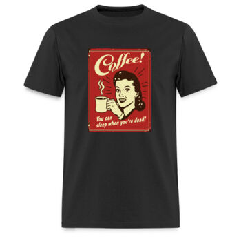 Playera You Can Sleep When You´re Dead - Oscuras Miniatura