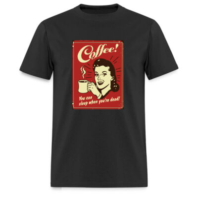 Playera You Can Sleep When You´re Dead - Oscuras Miniatura