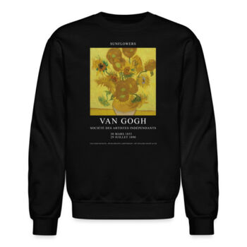 Sudadera Sunflowers de Van Gogh - Oscuras Miniatura