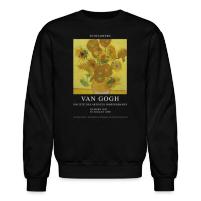 Sudadera Sunflowers de Van Gogh - Oscuras Miniatura