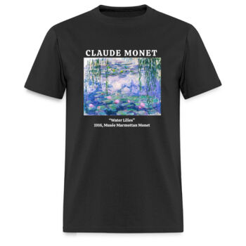 Playera Water Lilies de Monet - Oscuras Miniatura