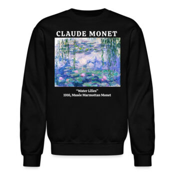 Sudadera Water Lilies de Monet - Oscuras Miniatura