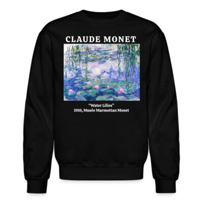 Sudadera Water Lilies de Monet - Oscuras Miniatura
