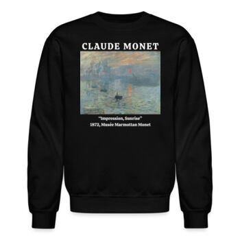 Sudadera Impression Sunrise de Monet - Oscuras Miniatura