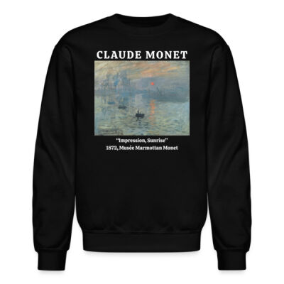 Sudadera Impression Sunrise de Monet - Oscuras Miniatura