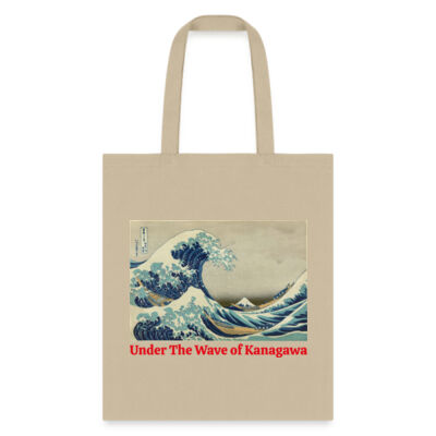 Tote Bag Under The Wave Og Kanagawa Miniatura