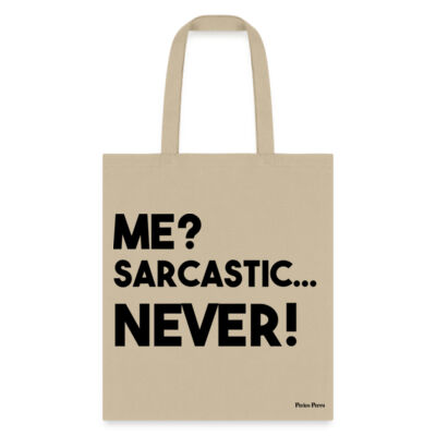 Bolsa Tote Me? Sarcastic... Never Miniatura