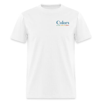 Playera Colors Are The Smile Of Nature - Claras Miniatura