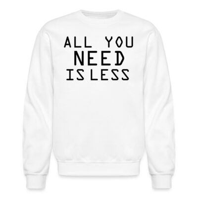 Sudadera All You Need Is Less - Claras Miniatura