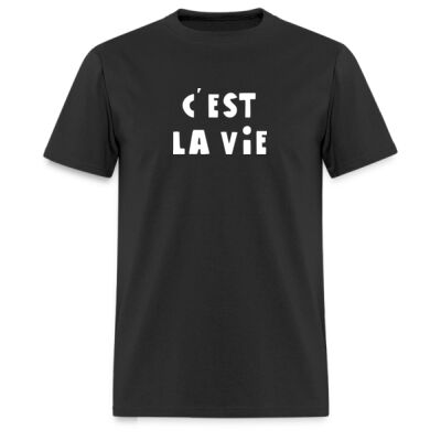 Playera C´est La Vie -  Oscuras Miniatura